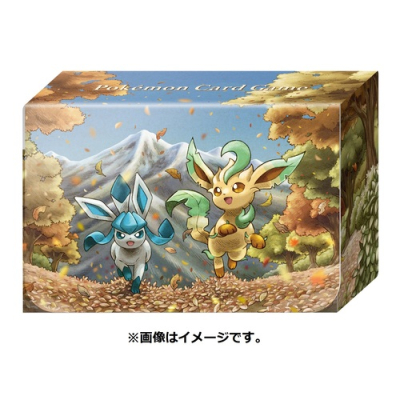 Pokemon center TCG double deck box, Leafeon & Glaceon